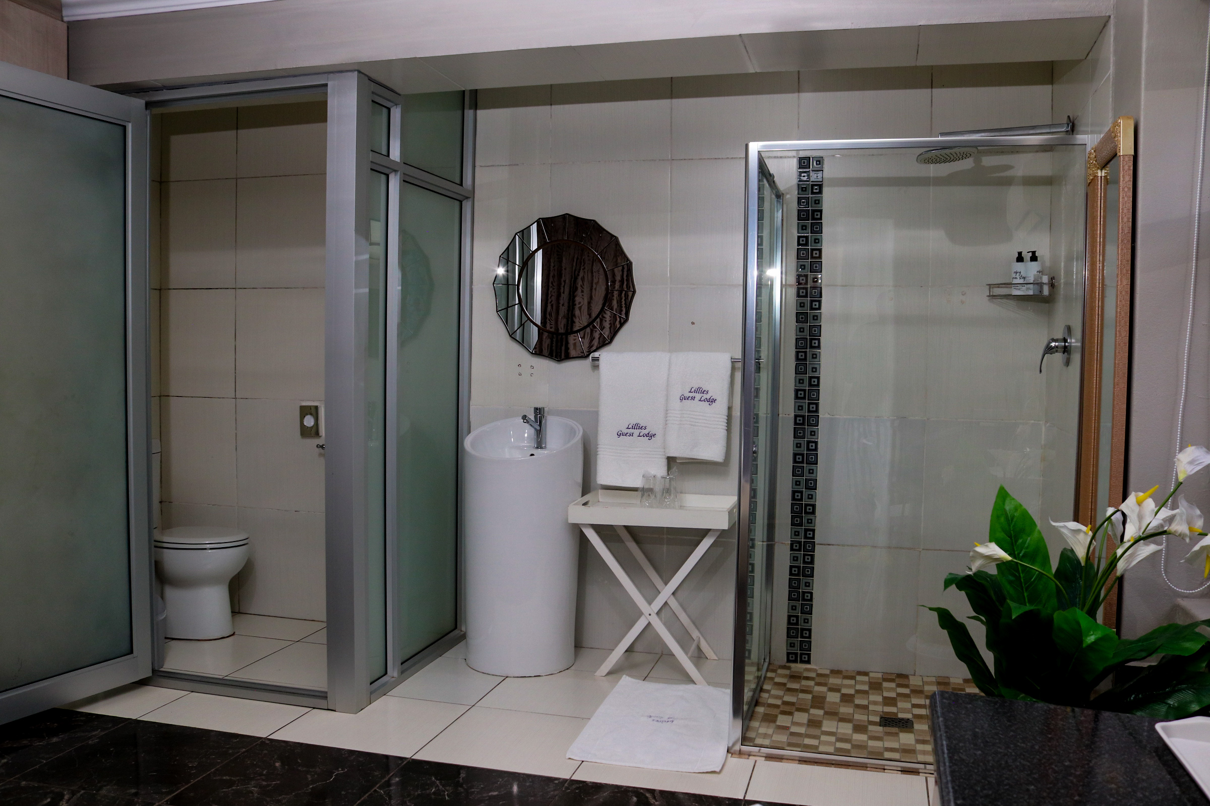 Lillies Guest Lodge shower bathroom